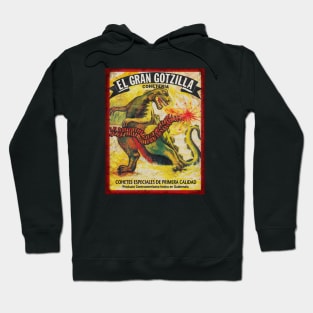 Godzilla Firecracker Poster Retro Hoodie